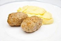 Котлета "домашняя" с картофельным пюре 250 г