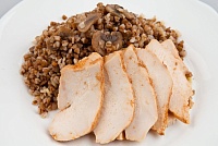 Курица "Су-вид" с гречкой, грибами и луком 270 г